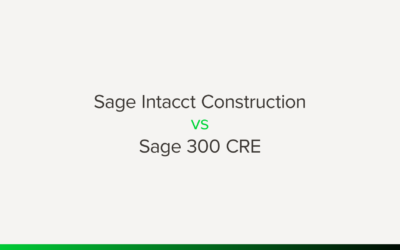 Sage Intacct vs. Sage 300 CRE