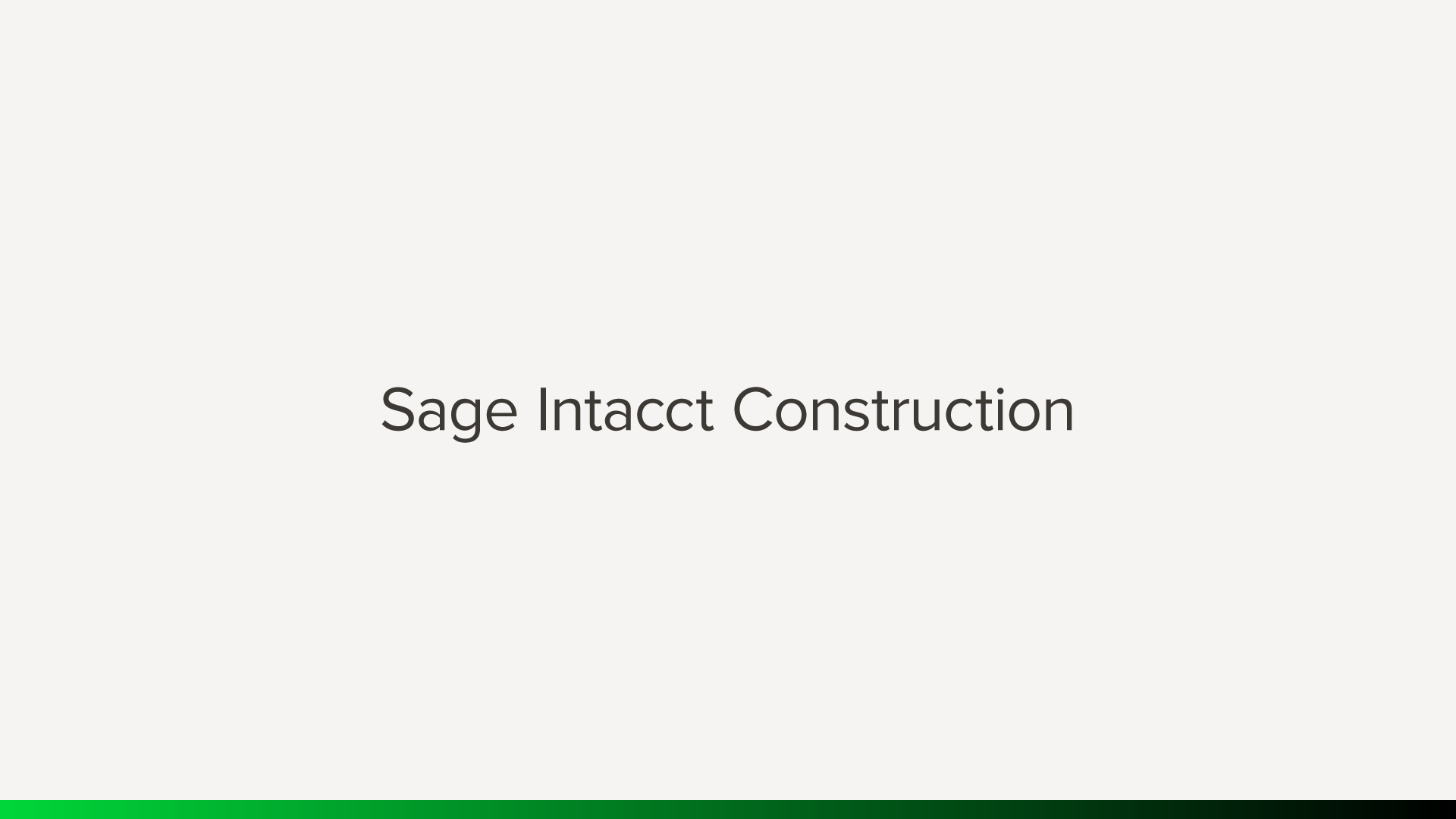 Sage Intacct, Brought to you by Bangert, Inc.