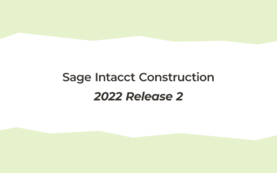 2022 Release 2 Highlights of Sage Intacct