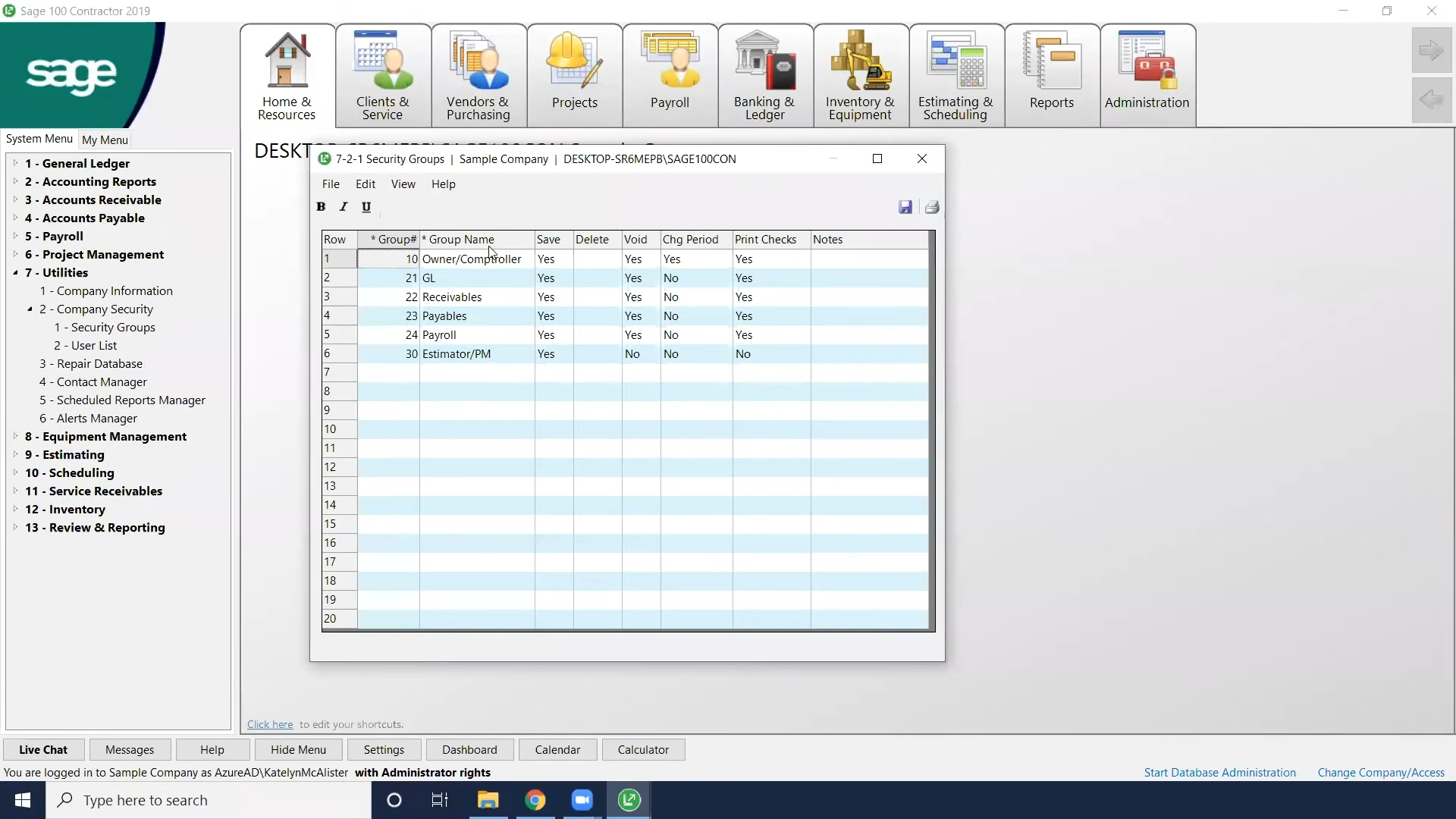 Sage 100 Contractor Dashboards